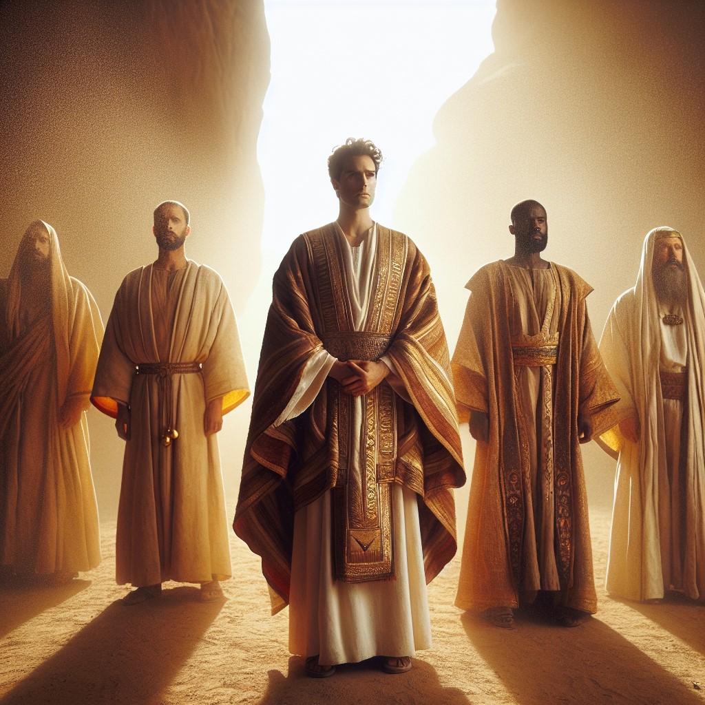 What are biblical robes called
